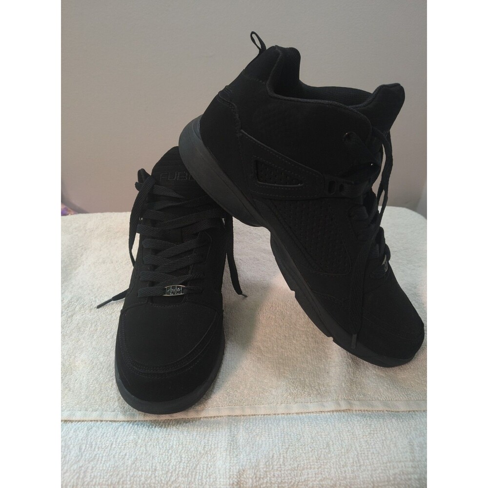 FUBU Mens Black High Top Sneakers Shoes Size 10 USA